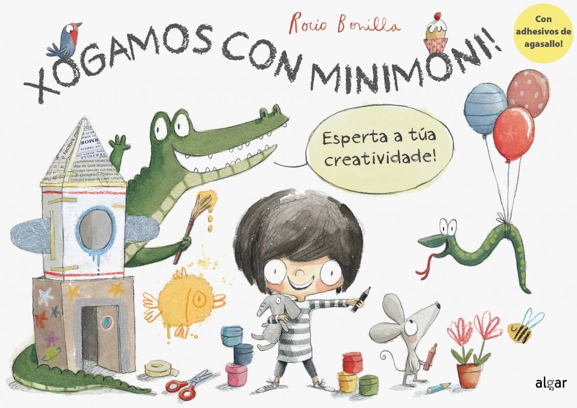 Libro Xogamos Con Minimoni! Esperta A Túa Creatividade! de Rocío Bonilla (Galego)