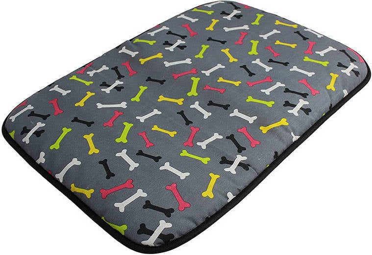 Cama para Perros ACOMODA TEXTIL Huesos (60x50 cm - Tela)