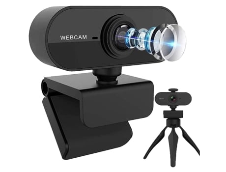 Webcam con micrófono Full Hd 1080P para PC Laptop Desktop Mac Plug And Play Web con cubierta de privacidad