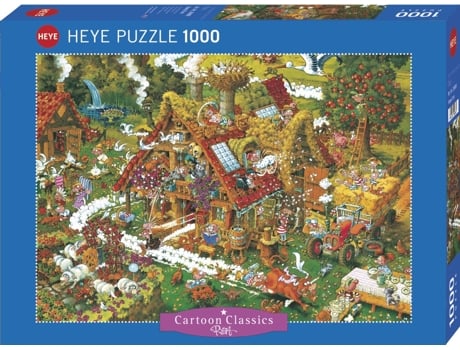 Puzzle 1000 Pcs Classic Ryba Funny Farm (9 años)