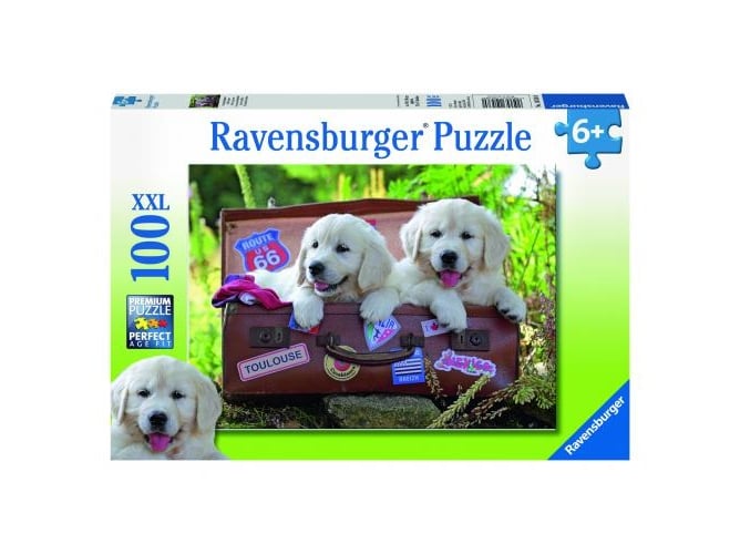 Puzzles RAVENSBURGUER Perros Viajantes (Edad Mínima: 6 - 100 Piezas)