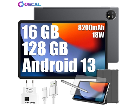 Tablet OSCAL Pad 16 (10.51'' - 16 GB - 128 GB - Gris)