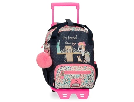 Mochila con Trolley ENSO Travel Time (Azul - 23x28x10 cm)