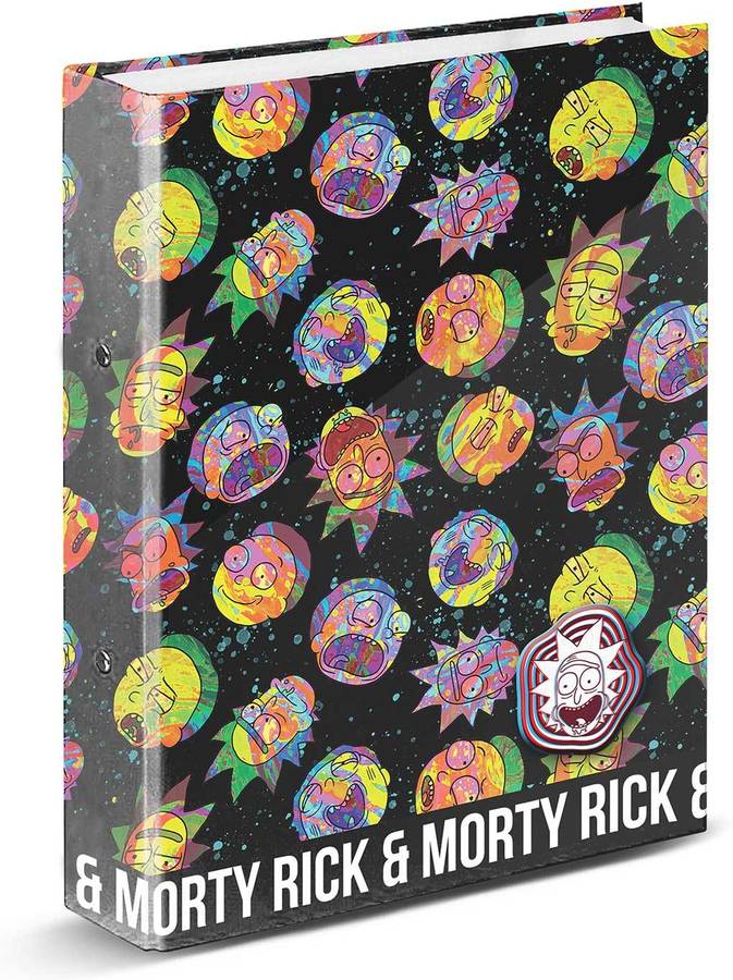 Karactermania Rick Y morty psychocarpeta anillas 00727 dossier 4 a4