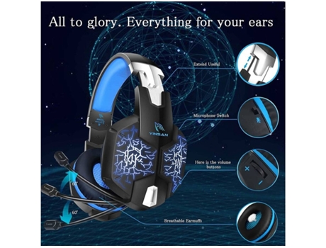 Auriculares Gaming ENZONS Yinsan Tm5 Ps4 Xbox One con auriculares