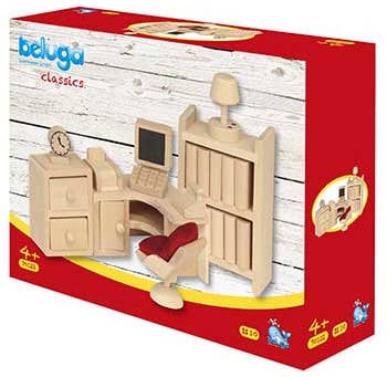 Beluga 70122 Muebles de madera para sala ordenadores casa muñecas accesorios spielwaren