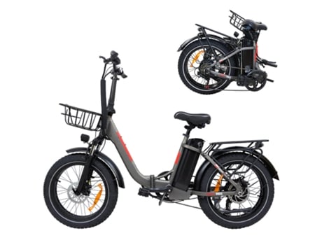 Bicicleta Eléctrica BLJ-DZ2030 750W 48V 13AH 40KM/H-Gris