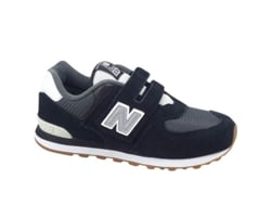 Zapatillas Deportivas NEW BALANCE 574 Para Niños (Gris - Tejido, Material Sintético - 34,5)