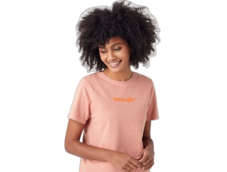 Camiseta para Mujer WRANGLER (L - Naranja)