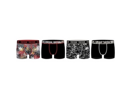 Conjunto de Boxers FREEGUN Hombre (Multicolor - 10/12 Años)