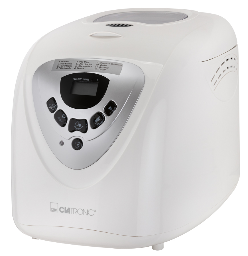 Máquina de Pan CLATRONIC BBA 3505 (1000 g - Programas 12)