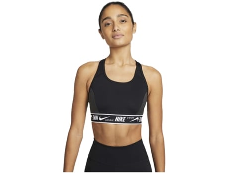 Sujetador de Mujer NIKE Drifit Swoosh Negro (L)