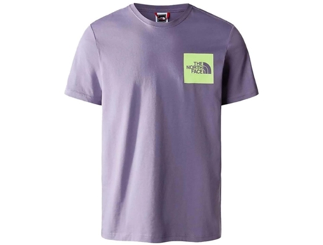 Camiseta de Hombre THE NORTH FACE Corta Logo Morado (M)