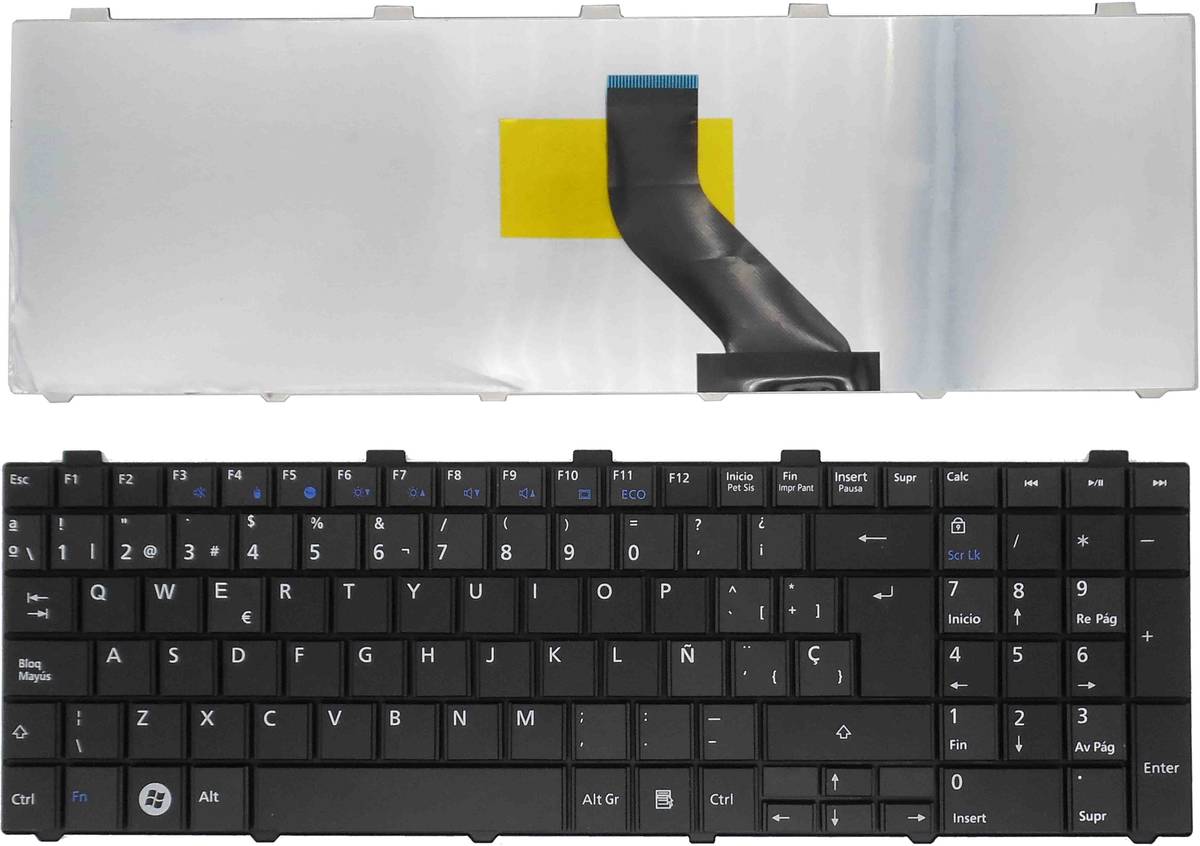 Teclado para Portátil Fujitsu Lifebook A530 Ah530 Ah531 Nh751