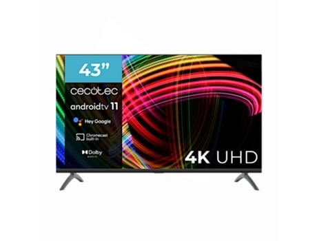 Smart TV CECOTEC Serie A3 Alu30043S 43 Led Uhd 4K Hdr10