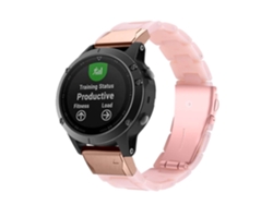 PROBANDS Correa Resina Luxury Rosa Garmin Fenix 5