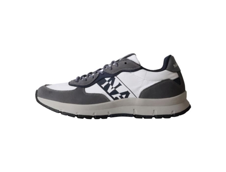 Zapatillas de Hombre NAPAPIJRI Cano Baixo Victoria Cadarços Planos Conforto Tecido Gris (41)