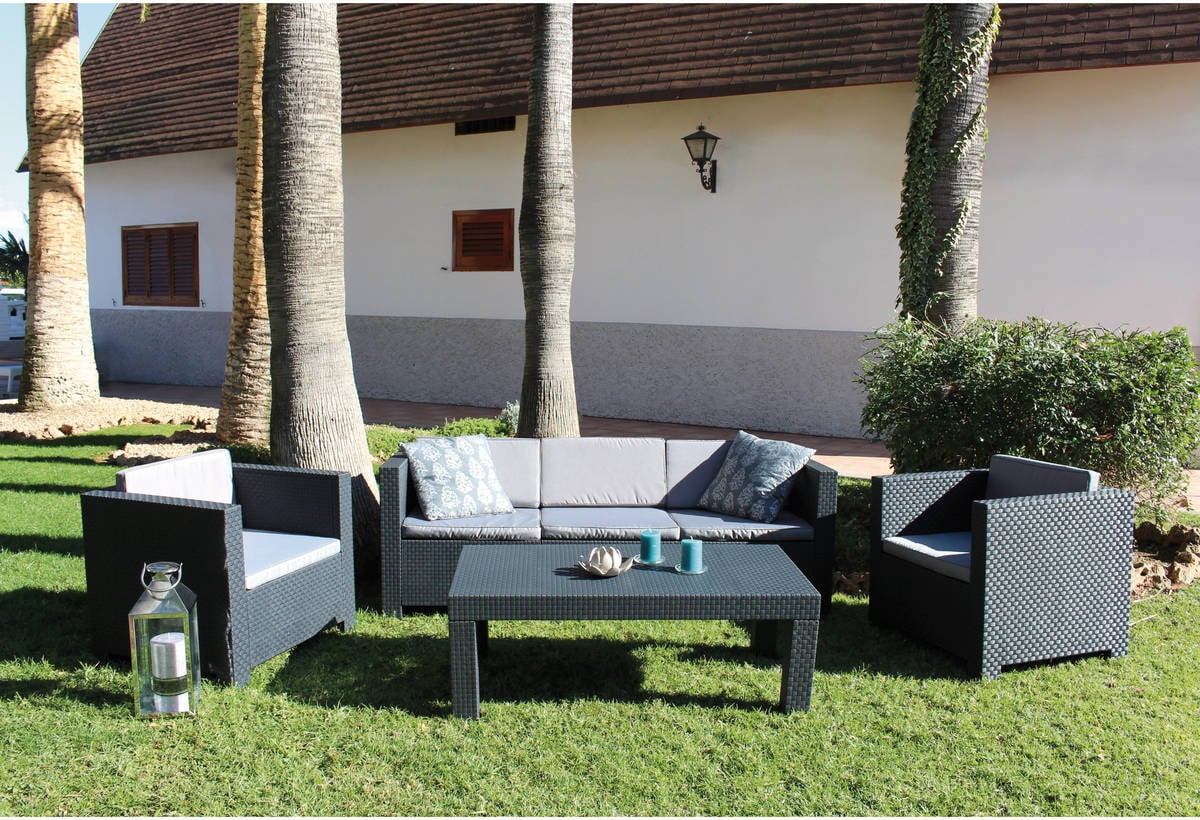 Conjunto 5 Plazas + Mesa SP BERNER Tropea