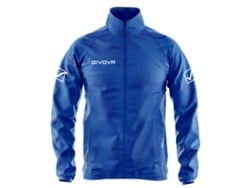 Abrigo para Hombre GIVOVA Rain Basico Azul para Fútbol (XL)