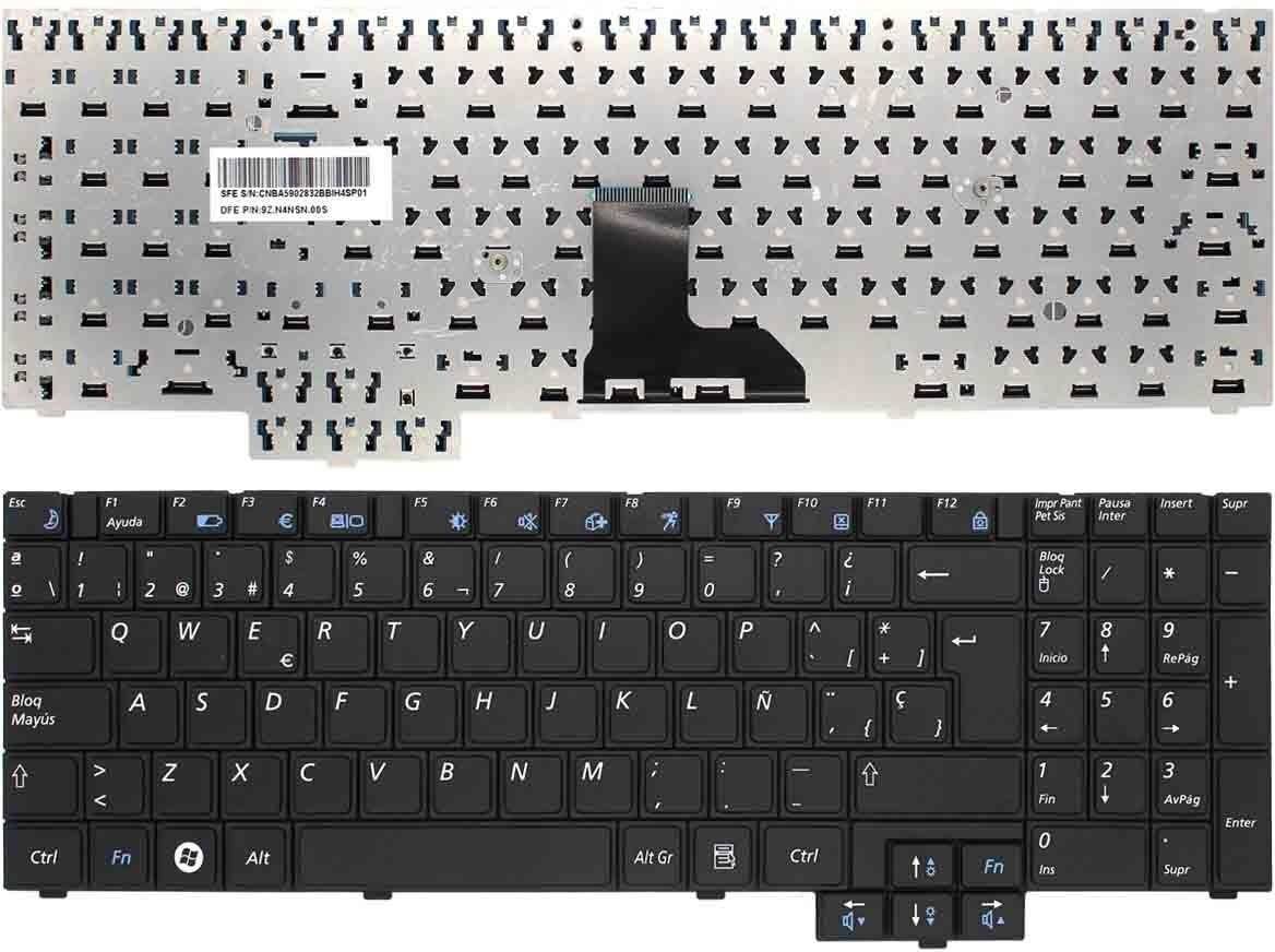 Teclado para Portátil Samsung Rv510 R540 Np-R540 R530 R523 R528 9Z.N5Lsn.00U