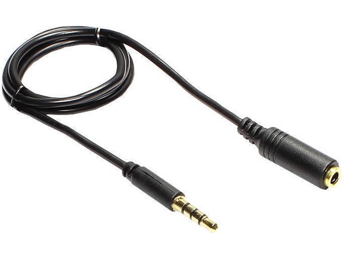 Cable de Audio ALCASA (50 cm - Negro)