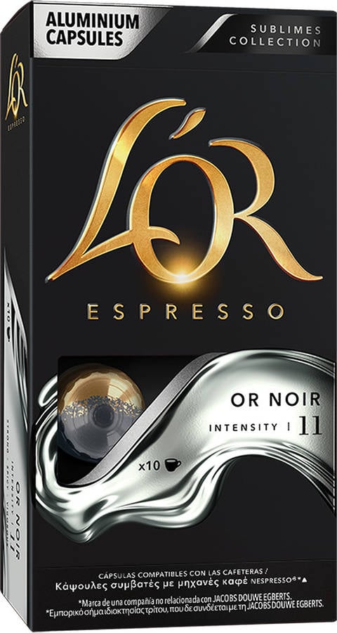 De Café Lor sublimes collection or noir pack 10