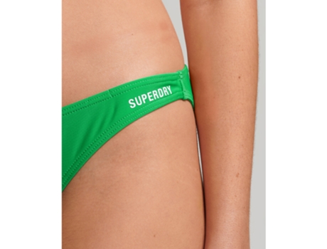 Traje de Baño para Mujer SUPERDRY (L - Poliéster - Verde)