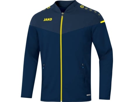 Chaqueta para Niños JAKO Loisir Champ 2.0 (Azul Mariño, Azul, Amarillo - 9/10 Años)