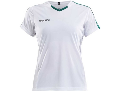 Camiseta de Mujer para Fútbol CRAFT Progress Contrast Verde (XS)