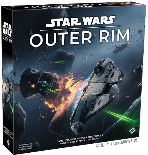 Fantasy Flight Games ffgsw06 juego de tablero y multicolor mesa star wars outer rim edad 8