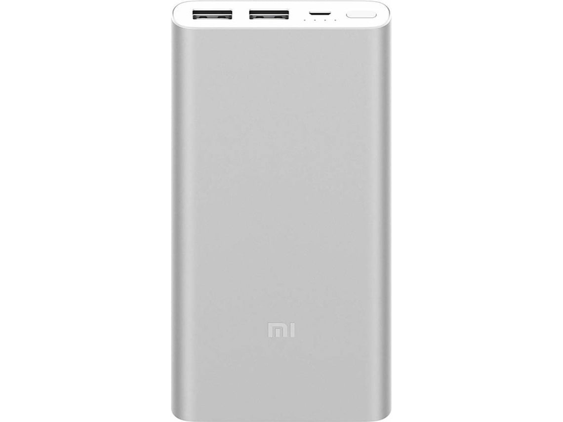 Xiaomi Powerbank 2s 10000 mah plata silver 10000mah 2 salidas 3.0 reacondicionado bateria portable bank 10.000 usbx2