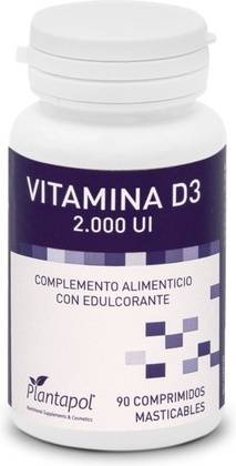 Complemento Alimentar PLANTAPOL Vitamina D (90 comprimidos de 500mg)