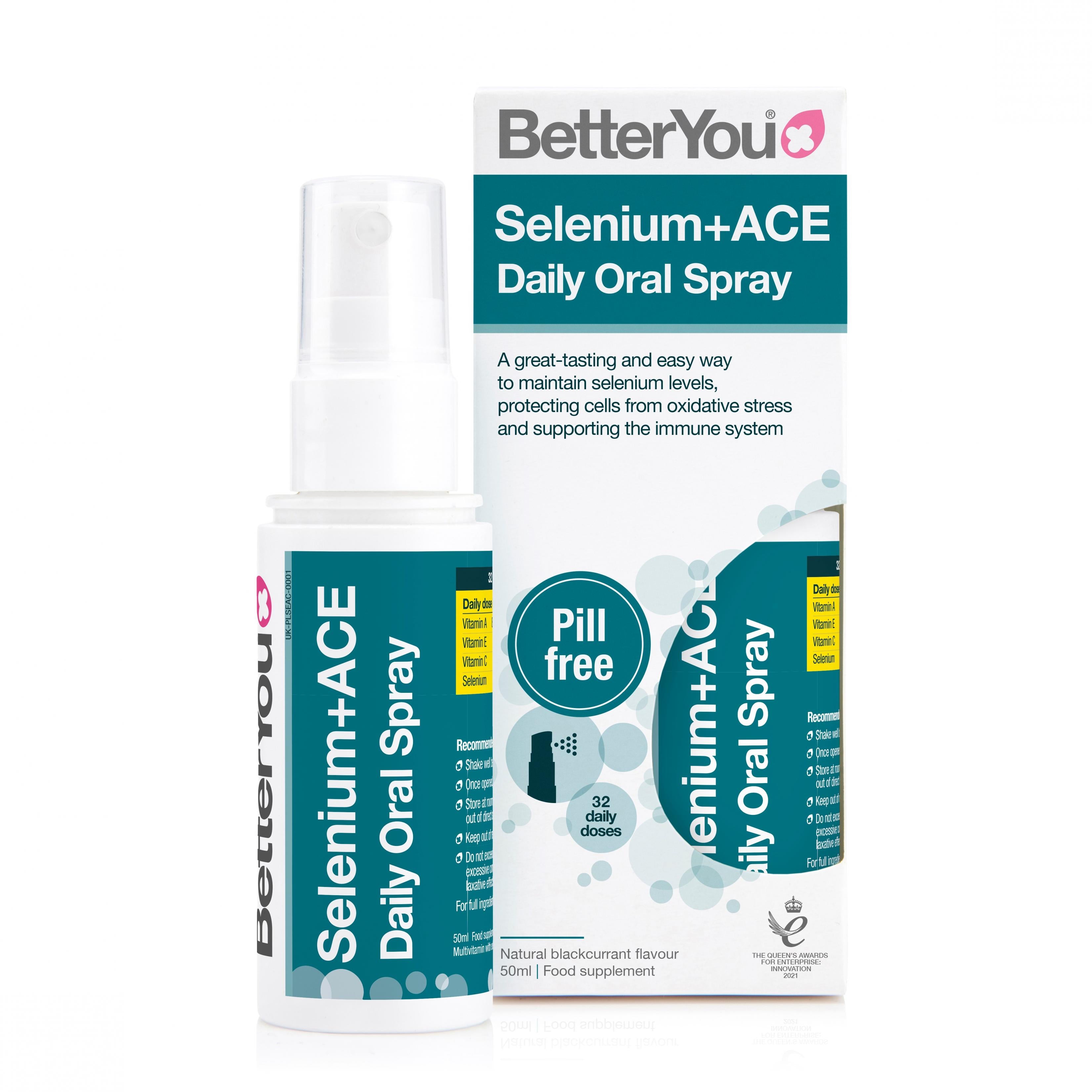 BetterYou Selenium+ ACE Daily Oral Spray 50ml