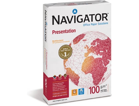 Papel Fotocopia Navigator 1801103 a3 500 hojas presentation pack 100 4x500