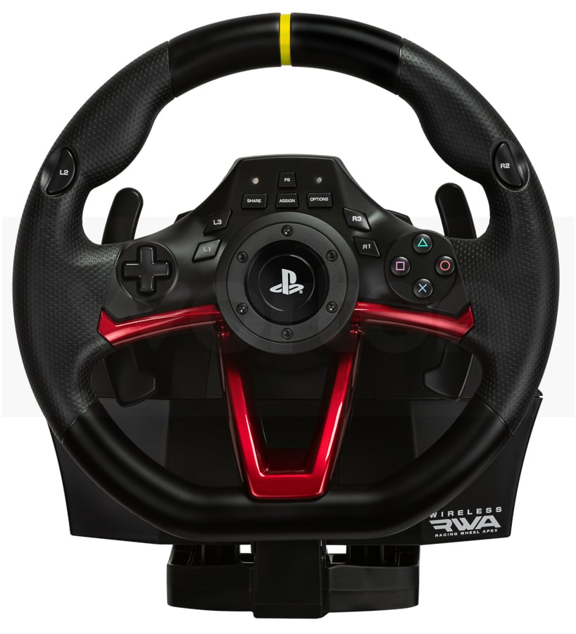 Volante + Pedales HORI Racing Wheel Apex (Inalámbrico - PS4 - Negro)