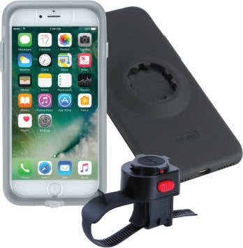 Carcasa + Soporte TIGRA FitClic iPhone 7 Plus, 8 Plus Negro