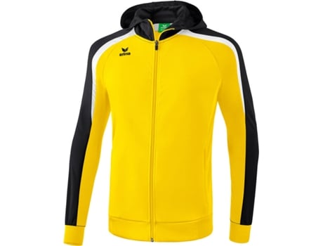 Chaqueta Entrenamiento Niños ERIMA Liga 2.0 con Capucha (Amarillo, Negro y Blanco - 12 ans)