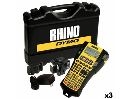 Etiquetadora Eléctrica Portátil DYMO Rhino 5200 Maleta 3 Unidades