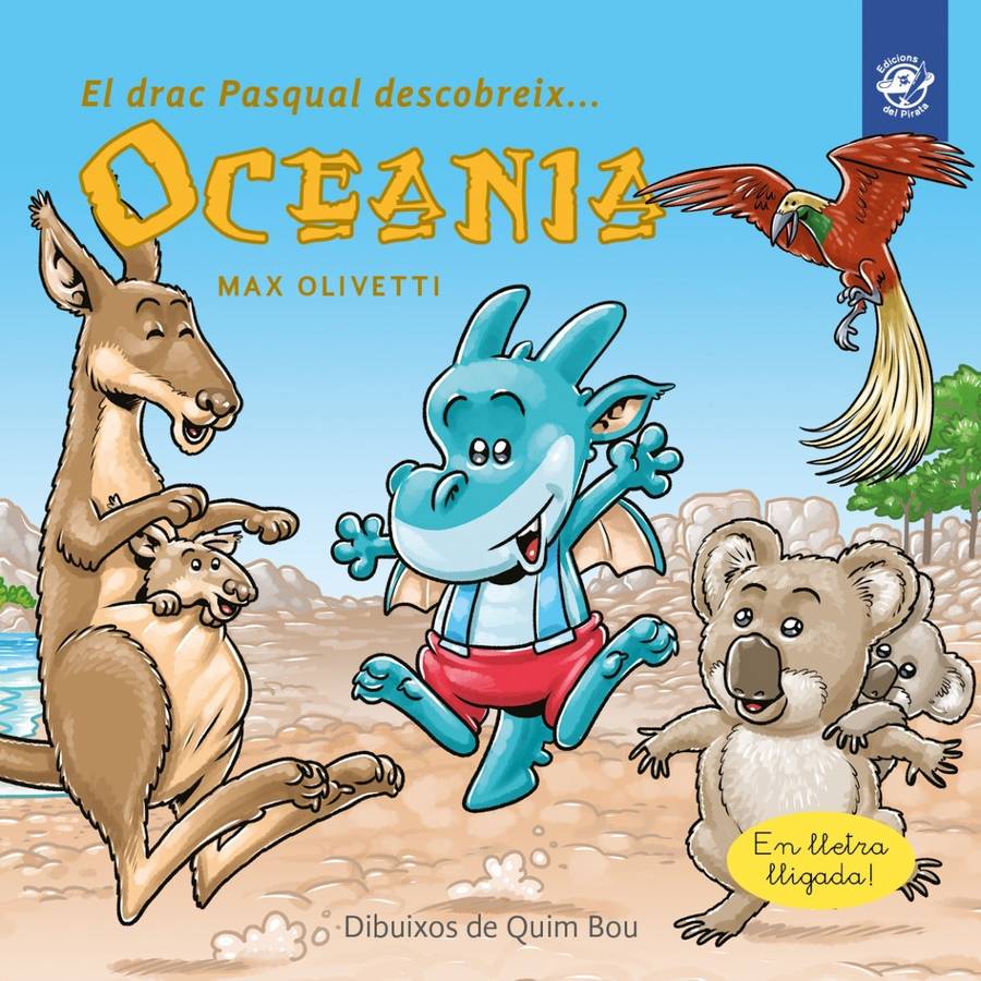 Libro El Drac Pasqual Descobreix Oceania de Max Olivetti (Catalán)