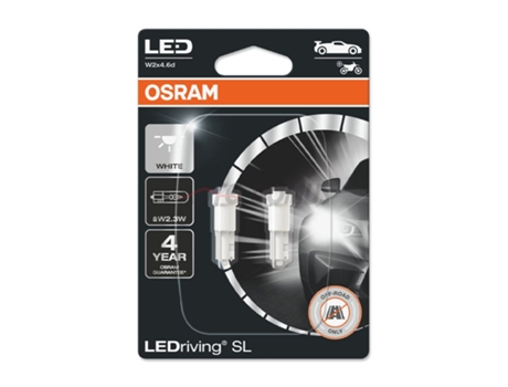 Kit 2 Lámparas Led W2.3W 12V0.25W Ledriving Sl® T5 OSRAM