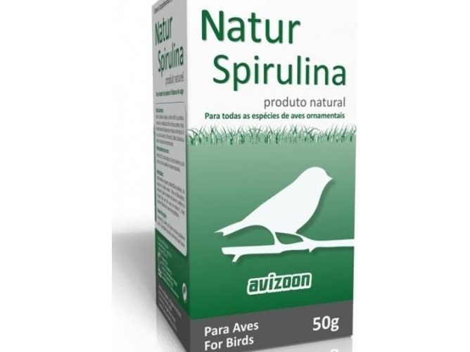 Complemento Alimenticio para Aves AVIZOON Natur Spirulina (50g)