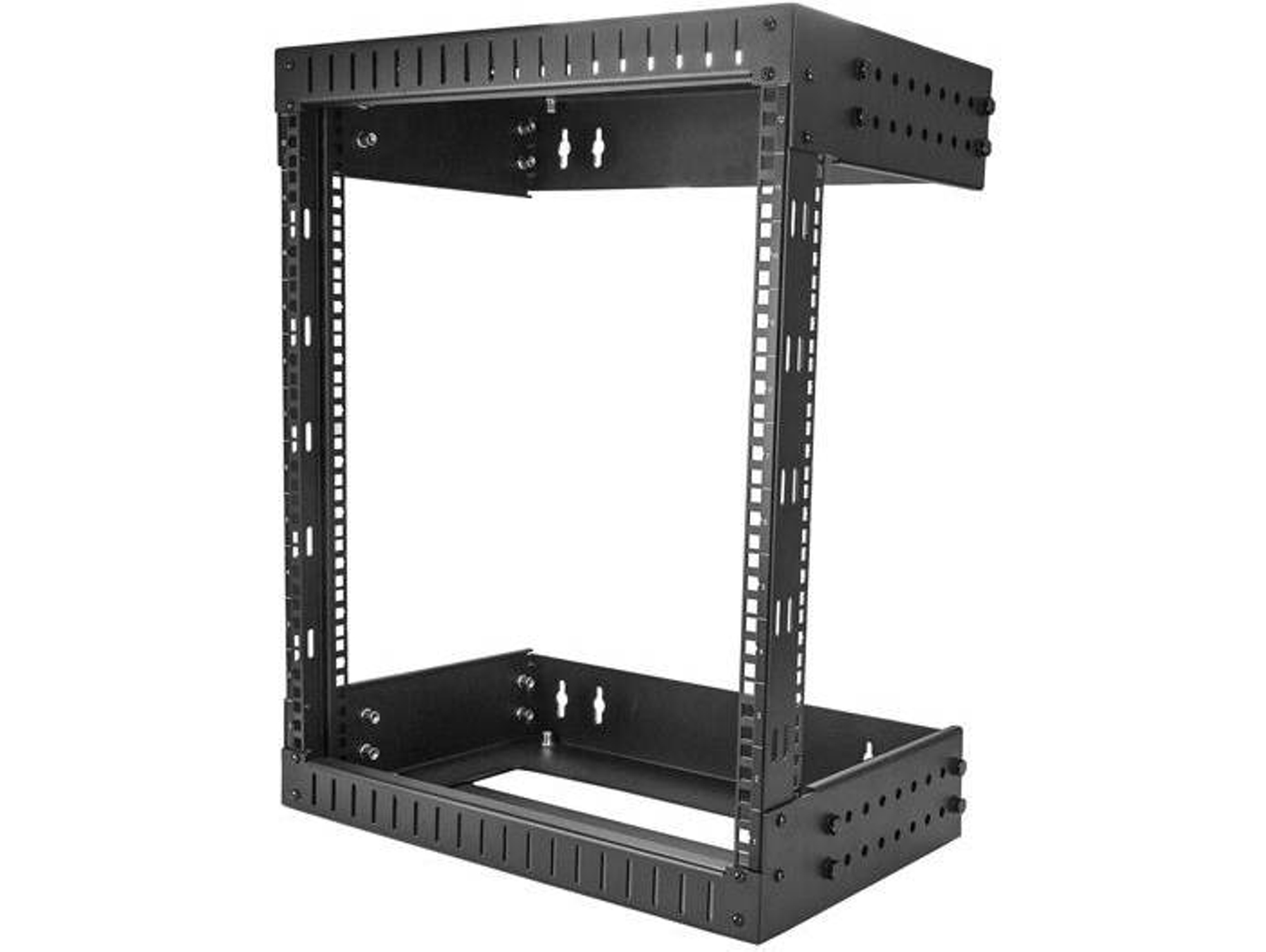 Estante STARTECH.COM Armario Rack de Servidores de Marco Abierto 12U para Montaje en Pared - Profundidad Ajustable de 12 a 20" de Profundidad