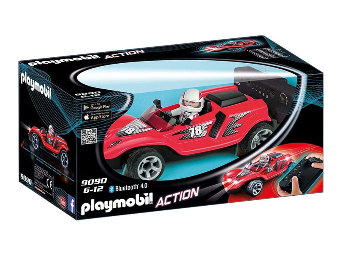 Coche Teledirigido PLAYMOBIL 9090 Rojo 10x6cm Edad Minima 6 Worten.es