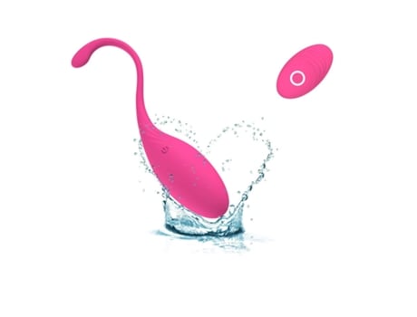 Vibrador de control remoto impermeable recargable con 10 modos de vibración para mujeres (rosa) VEANXIN