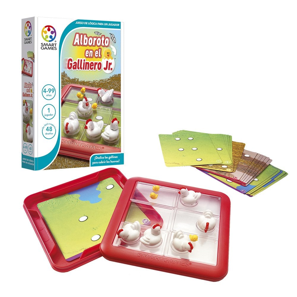 Alboroto En El gallinero – games juego educativo para niños mesa puzle smartgames puzzles infantiles viaje piezas deslizantes otros riot the gentle sg