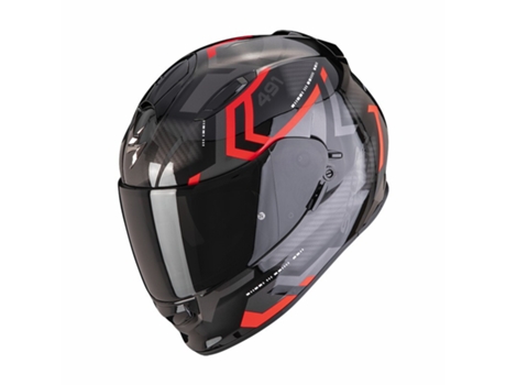 Casco de Moto SCORPION integral Exo-491 SPIN (Negro - XXL)