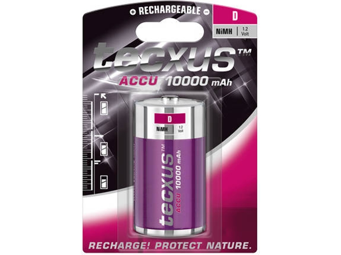 Tecxus 23741 Pila recargable nimh 1.2 v 10000 mah 10ah 1bl