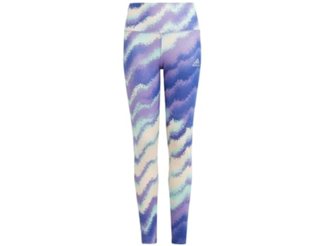 Leggings de Niña ADIDAS Aop Tig Azul (170 cm)