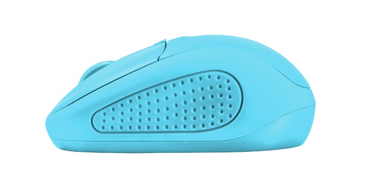 Inalámbrico Trust Primo azul wireless neon blue raton summer 21921 spain alcance 8m 10001600dpi valido diestros y