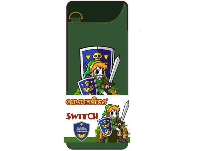 Funda Nintendo Switch Slim INDECA Zelda Caveiras